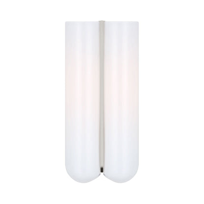 Cheverny Bath Wall Light in Polished Nickel.