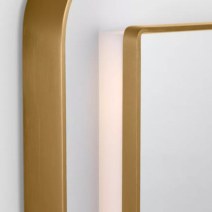 Chopin Rectangular LED Wall Mirror in Detail.
