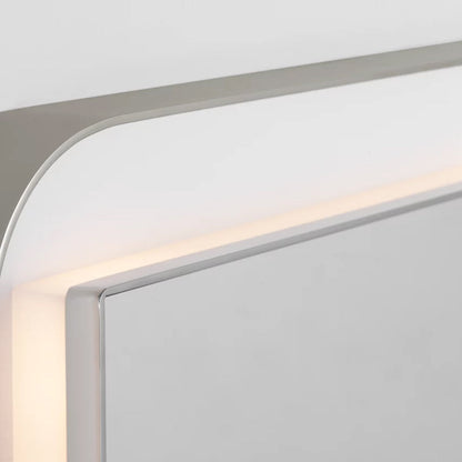 Chopin Rectangular LED Wall Mirror in Detail.