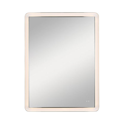 Chopin Rectangular LED Wall Mirror in Detail.