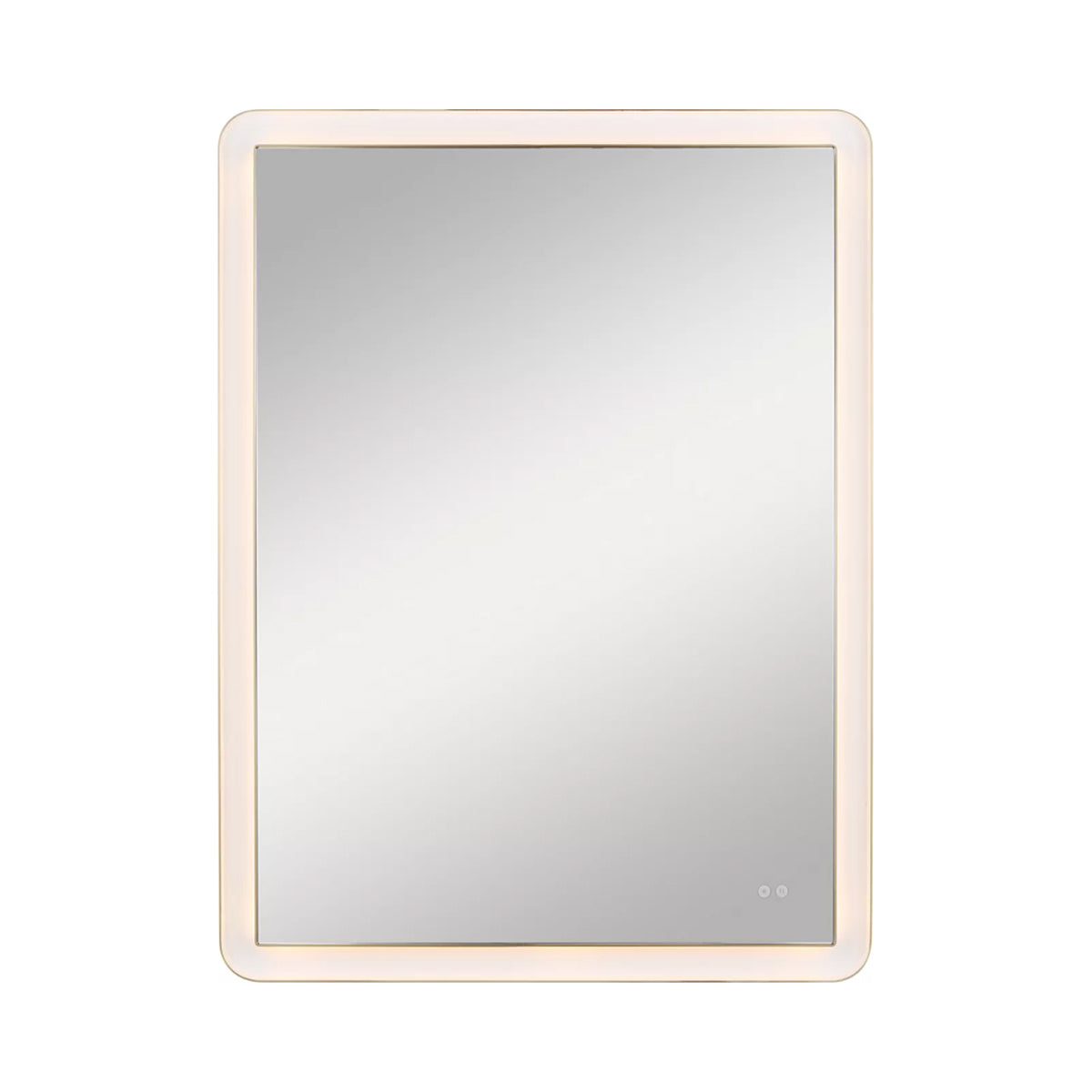 Chopin Rectangular LED Wall Mirror in Detail.