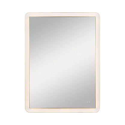 Chopin Rectangular LED Wall Mirror in Detail.