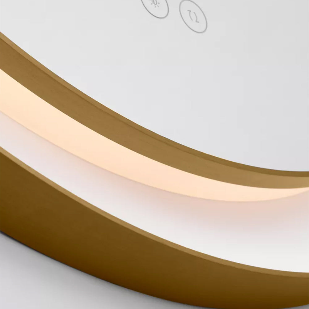 Chopin Round LED Wall Mirror in Detail.