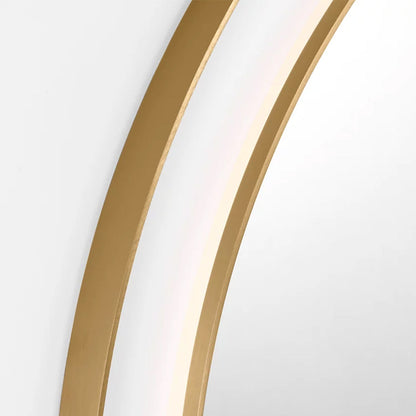 Chopin Round LED Wall Mirror in Detail.