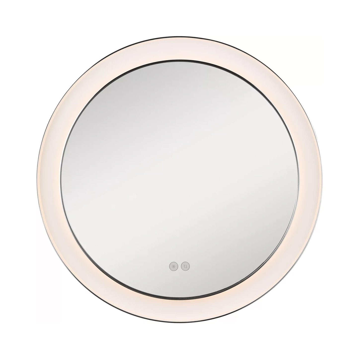 Chopin Round LED Wall Mirror in Detail.