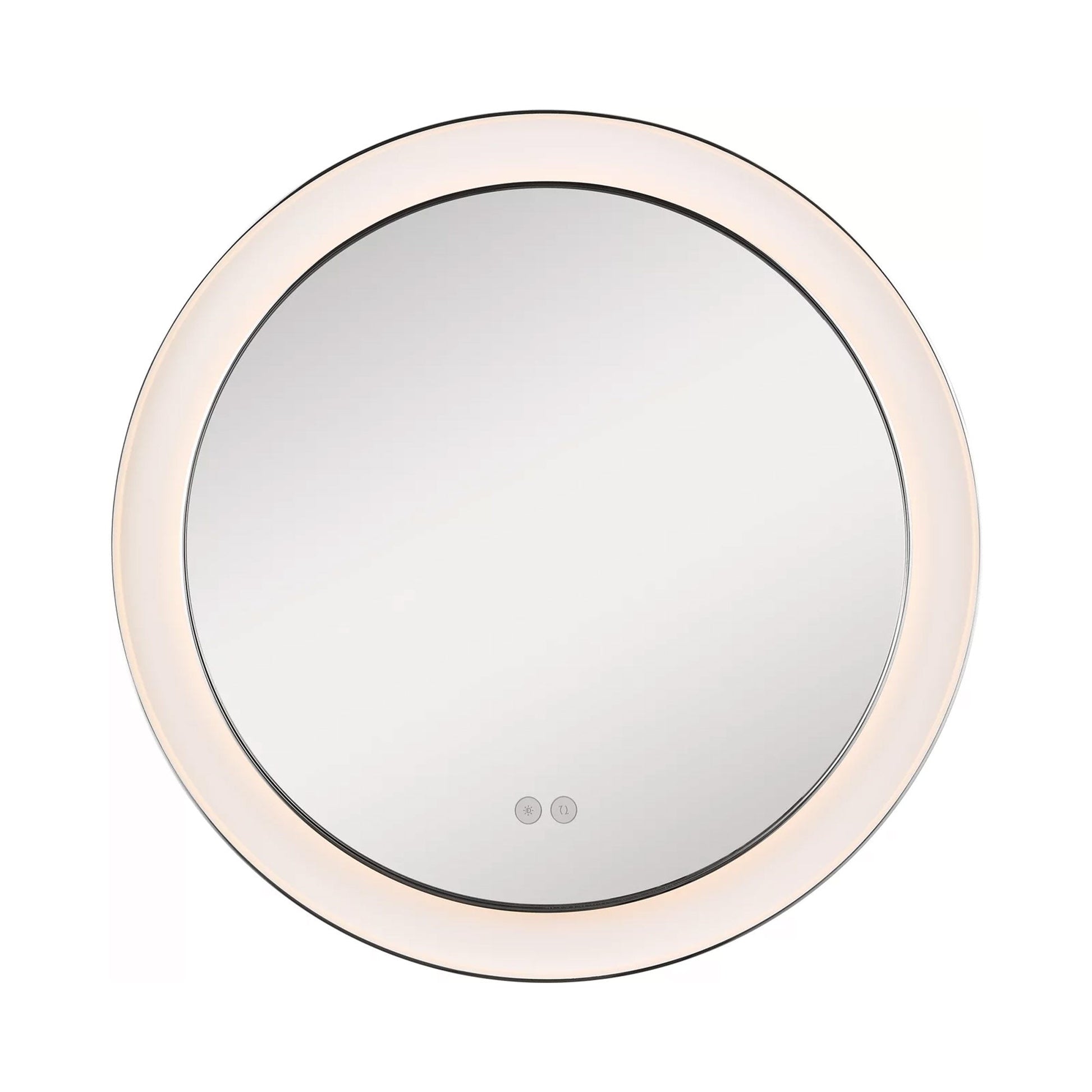 Chopin Round LED Wall Mirror in Detail.