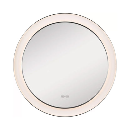 Chopin Round LED Wall Mirror in Detail.