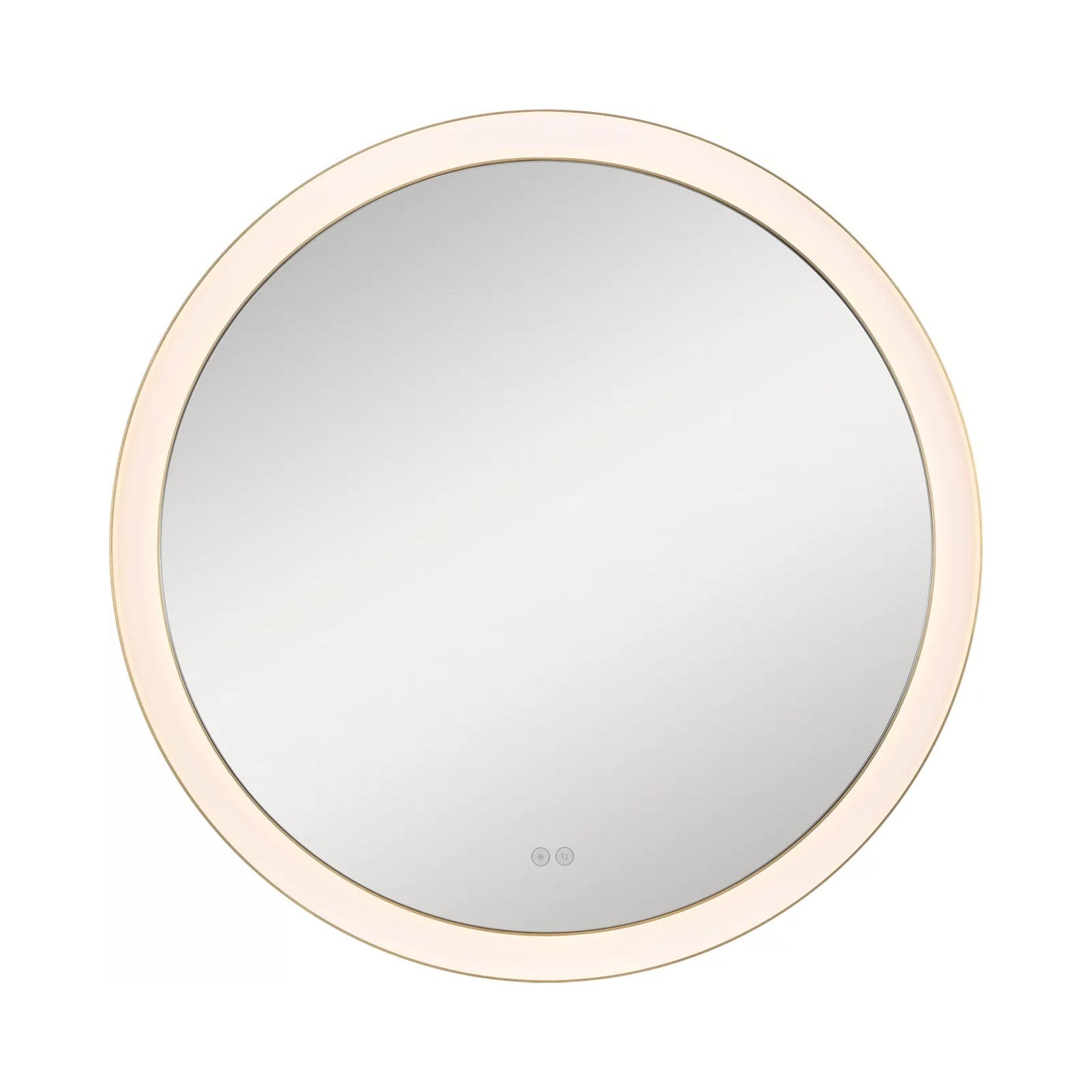 Chopin Round LED Wall Mirror in Detail.