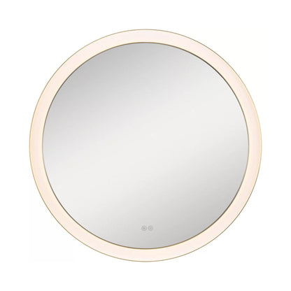 Chopin Round LED Wall Mirror in Detail.