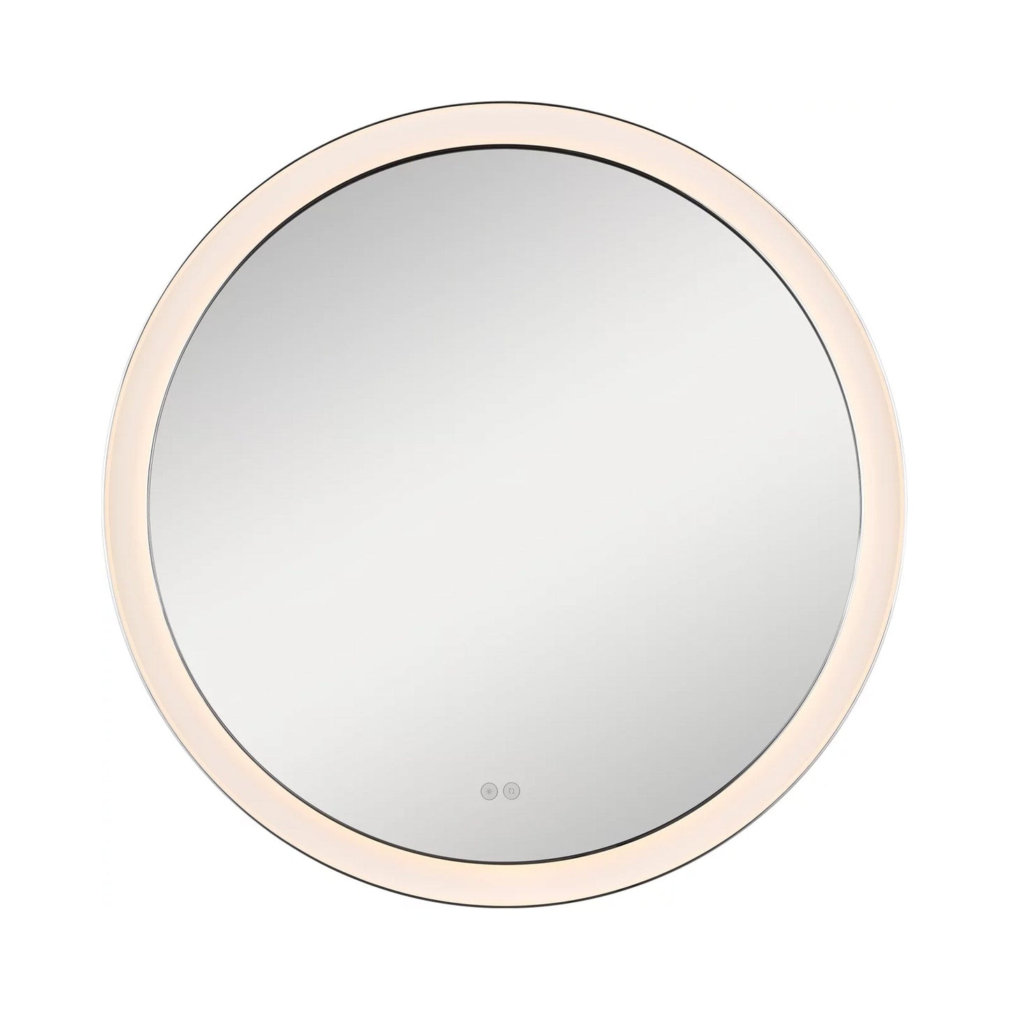 Chopin Round LED Wall Mirror in Detail.