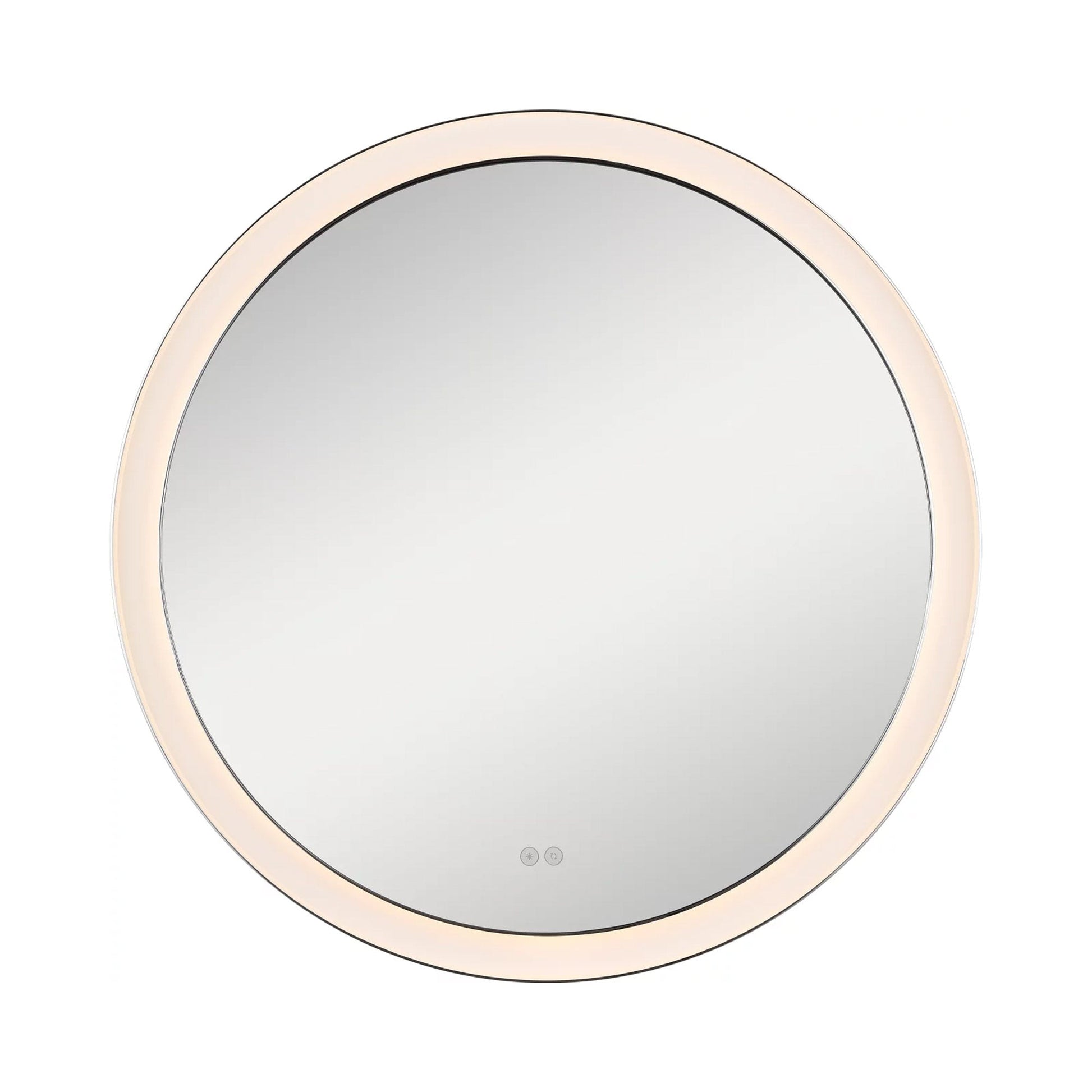 Chopin Round LED Wall Mirror in Detail.