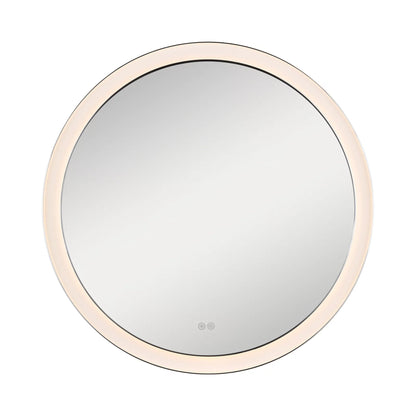 Chopin Round LED Wall Mirror in Detail.