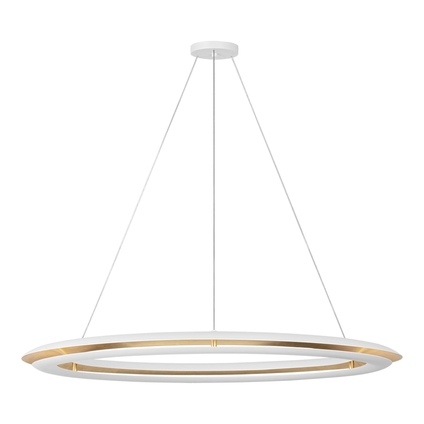 Cielo LED Chandelier in Matte White (X-Large).