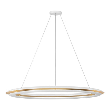 Cielo LED Chandelier in Matte White (X-Large).