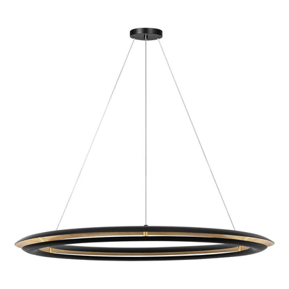 Cielo LED Chandelier in Midnight Black (X-Large).