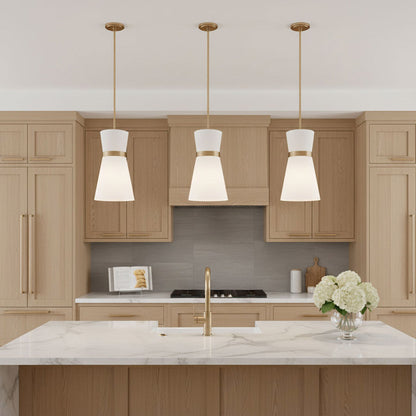Clark Pendant Light in kitchen.
