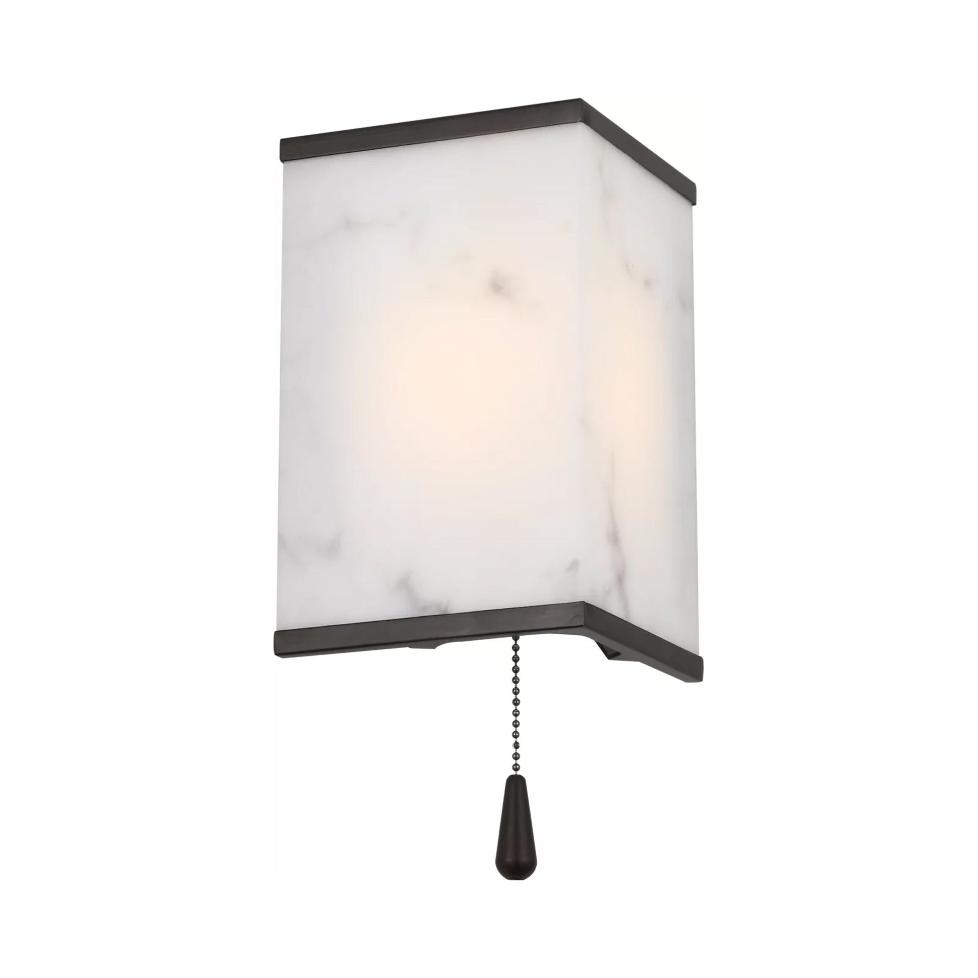 Cleor LED Bath Wall Light in Aged Iron.