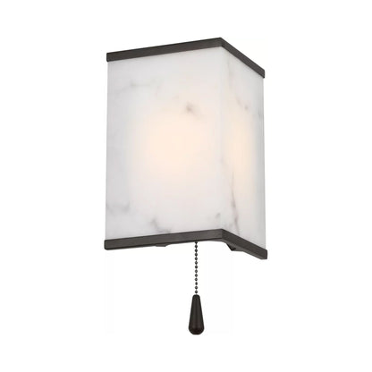 Cleor LED Bath Wall Light in Aged Iron.