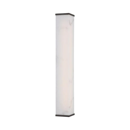 Cleor Rectangular LED Bath Wall Light in Aged Iron.