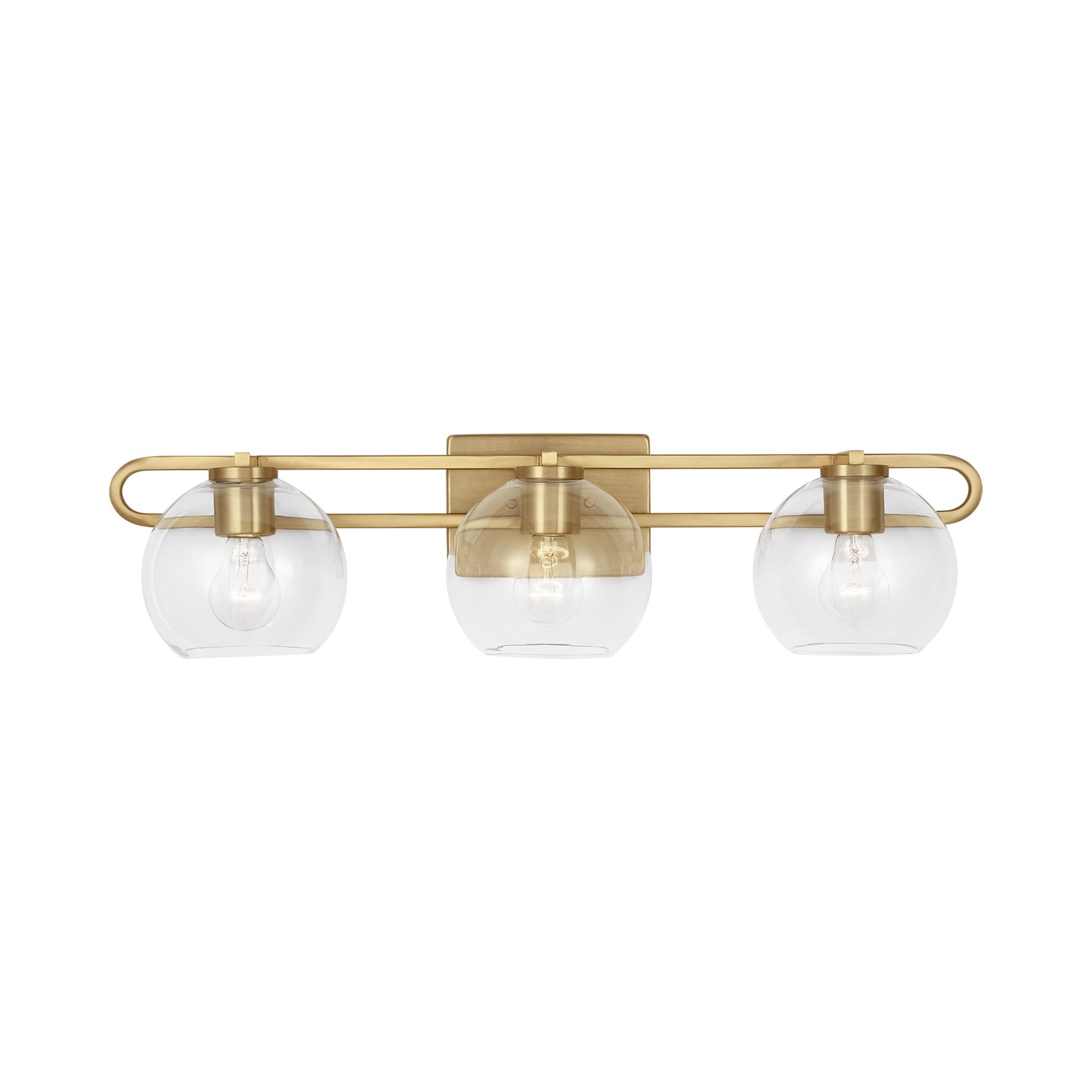 Codyn Bath Wall Light in Satin Brass (3-Light).