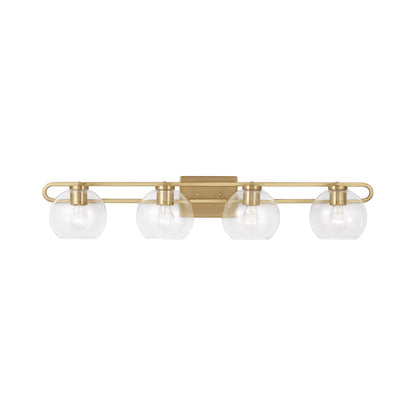 Codyn Bath Wall Light in Satin Brass (4-Light).