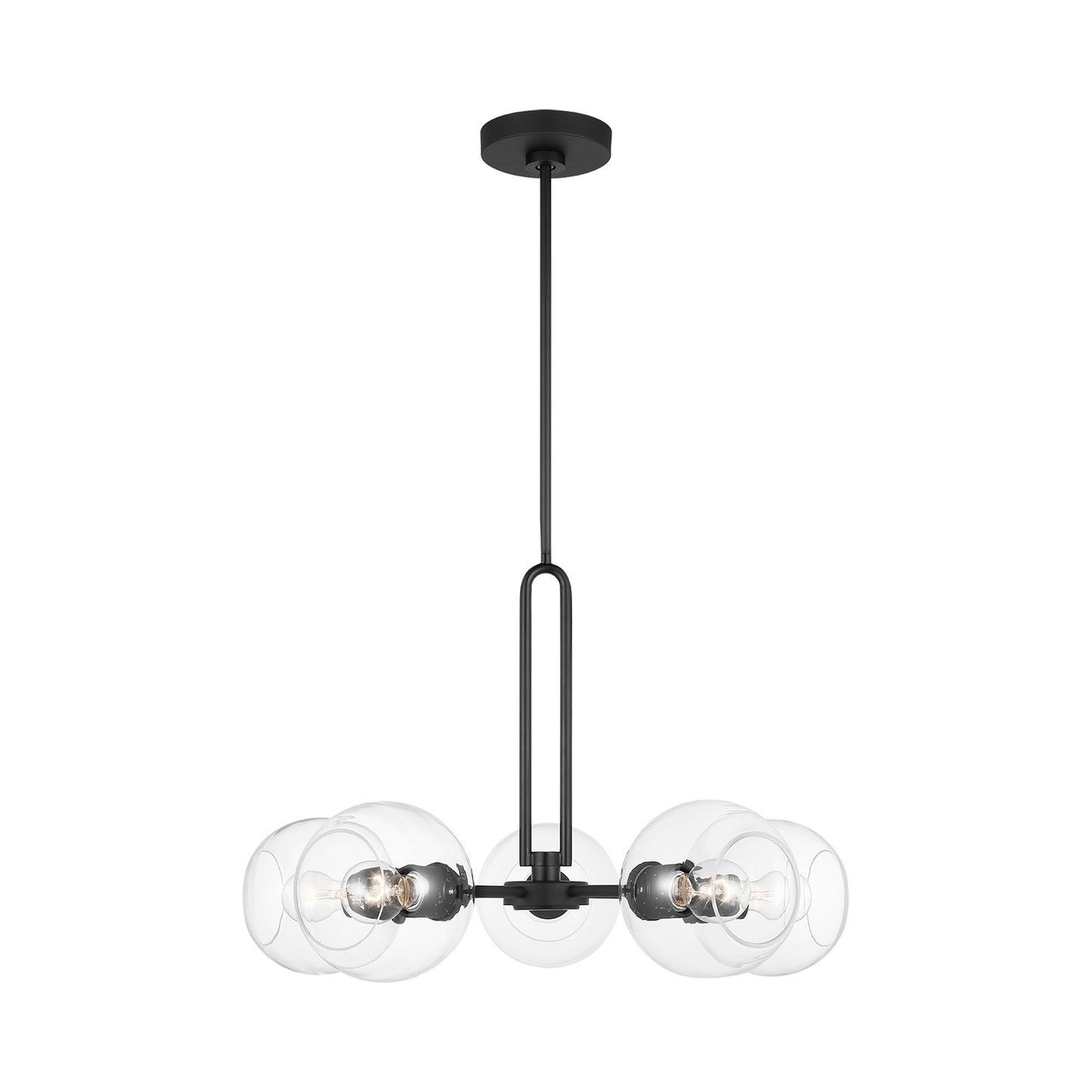 Codyn Chandelier in Midnight Black (Medium).