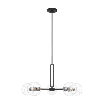 Codyn Chandelier in Midnight Black (Large).