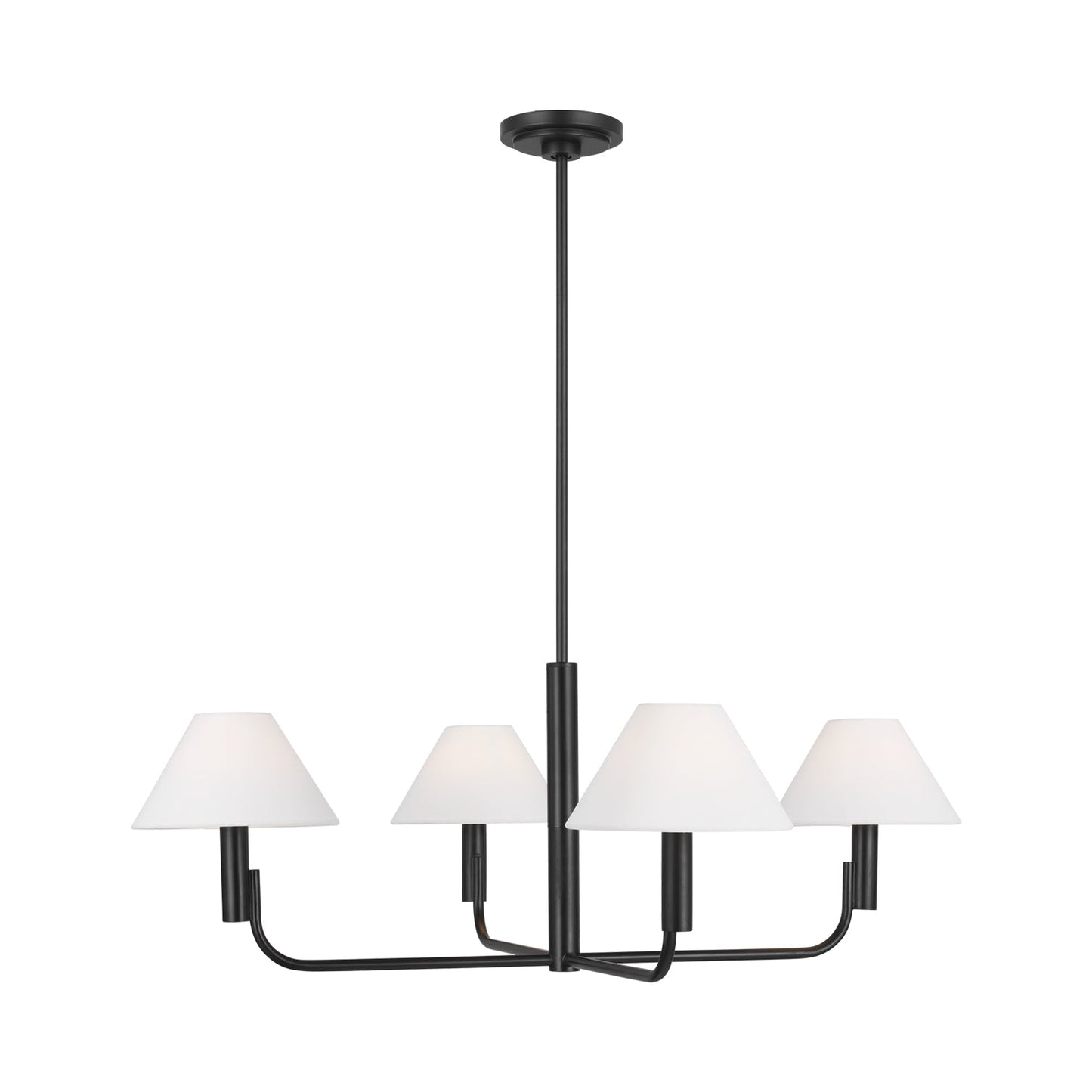 Colfax Chandelier in Aged Iron (Medium).