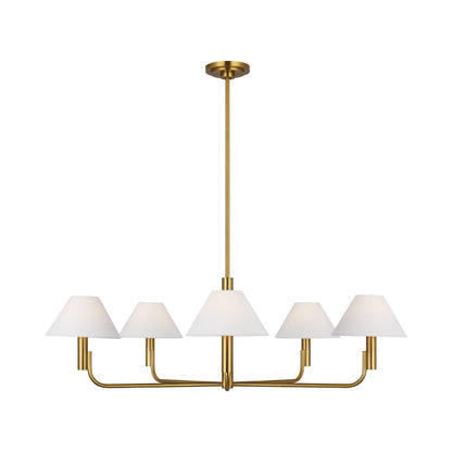 Colfax Chandelier in Burnished Brass (Large).