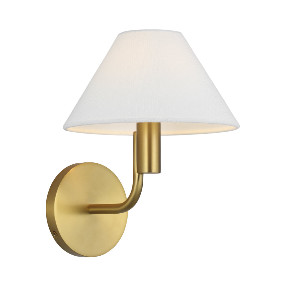 Colfax Wall Light in Burnished Brass (1-Light).