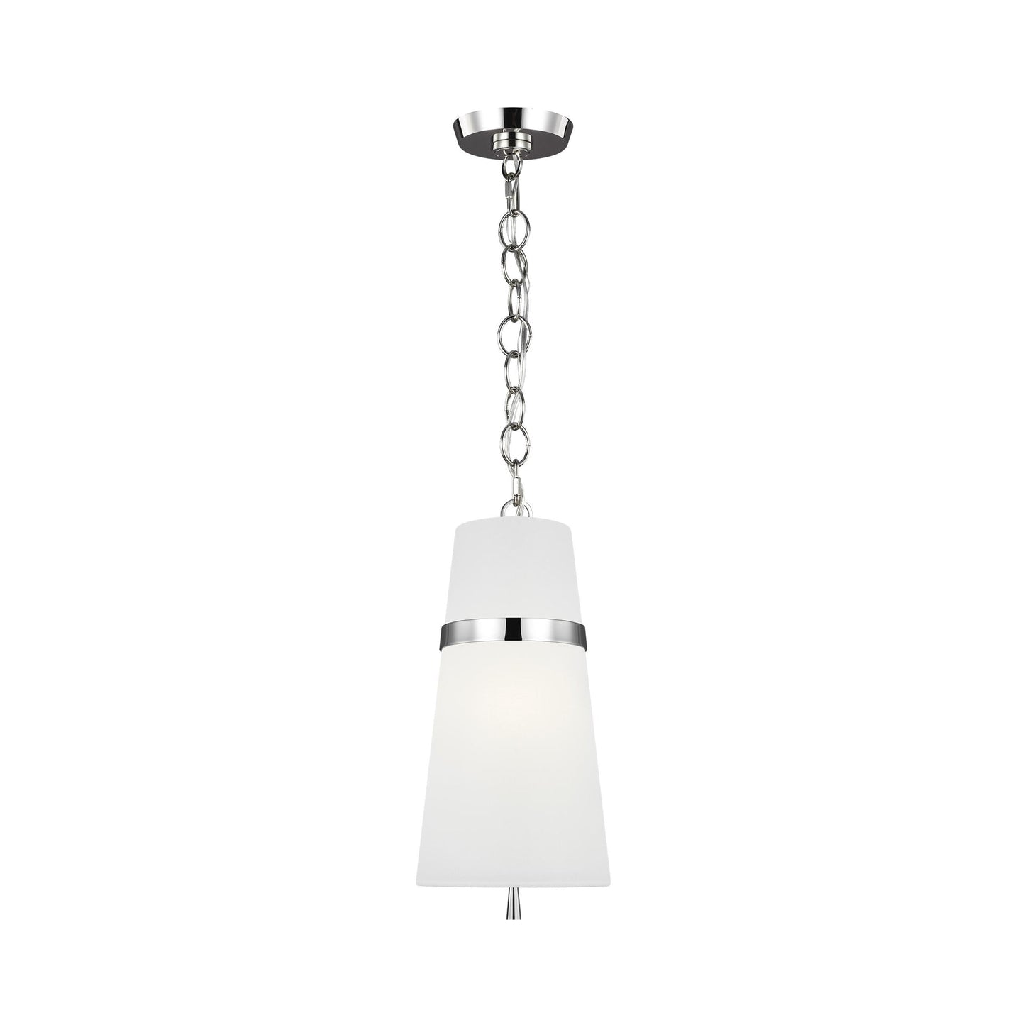 Cordtlandt Pendant Light in Polished Nickel (Small).
