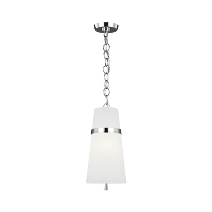 Cordtlandt Pendant Light in Polished Nickel (Small).
