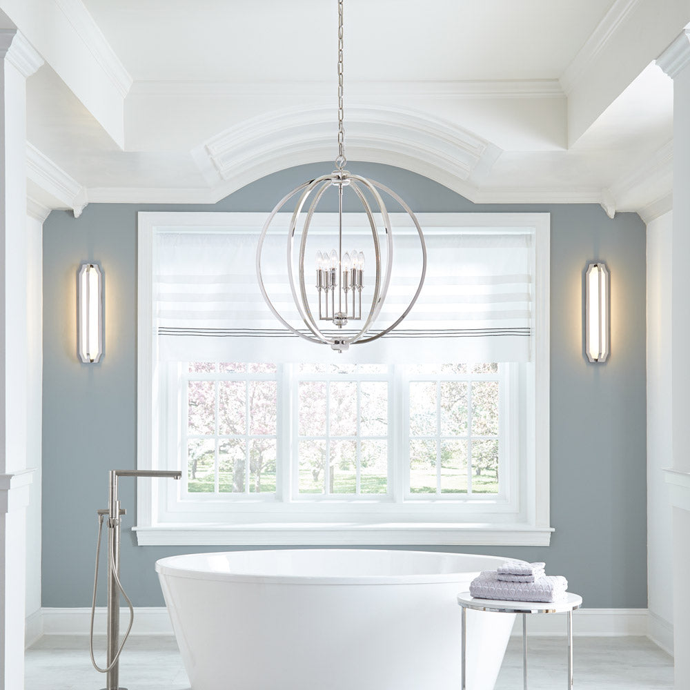 Corinne Pendant Light in bathroom.
