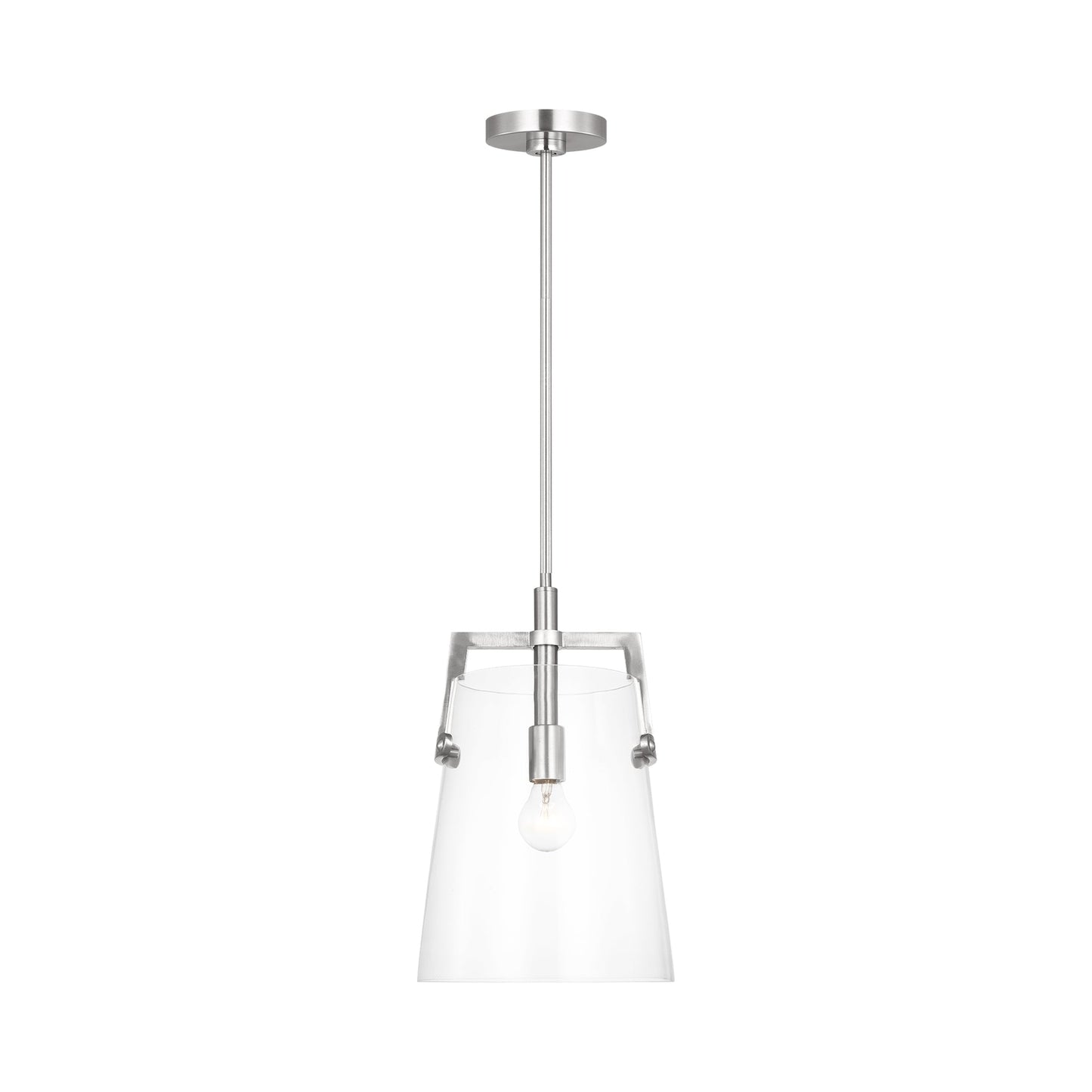 Crofton Pendant Light in Brushed Nickel (Medium).