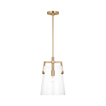 Crofton Pendant Light in Satin Brass (Medium).