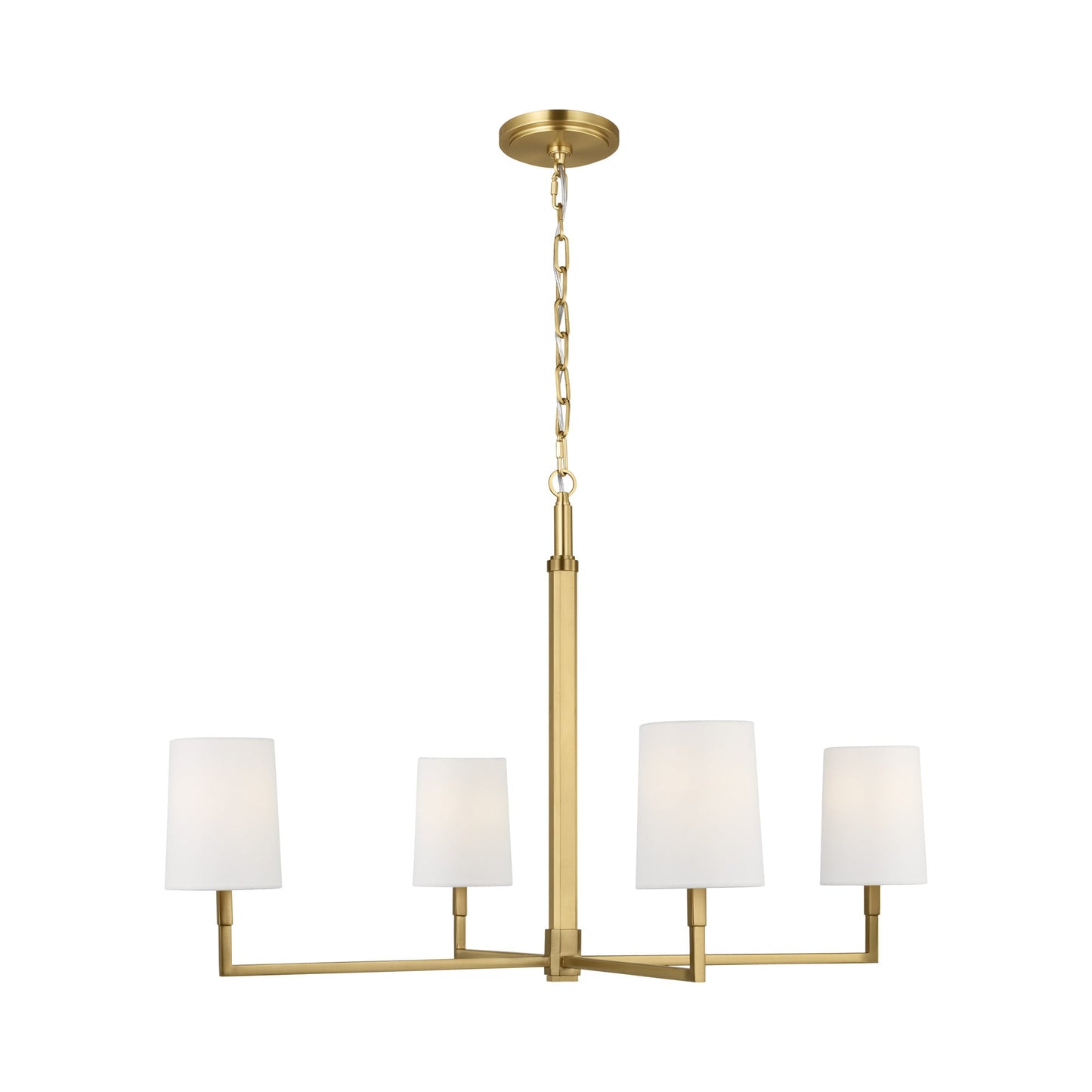 Danica Chandelier in Burnished Brass (Large).