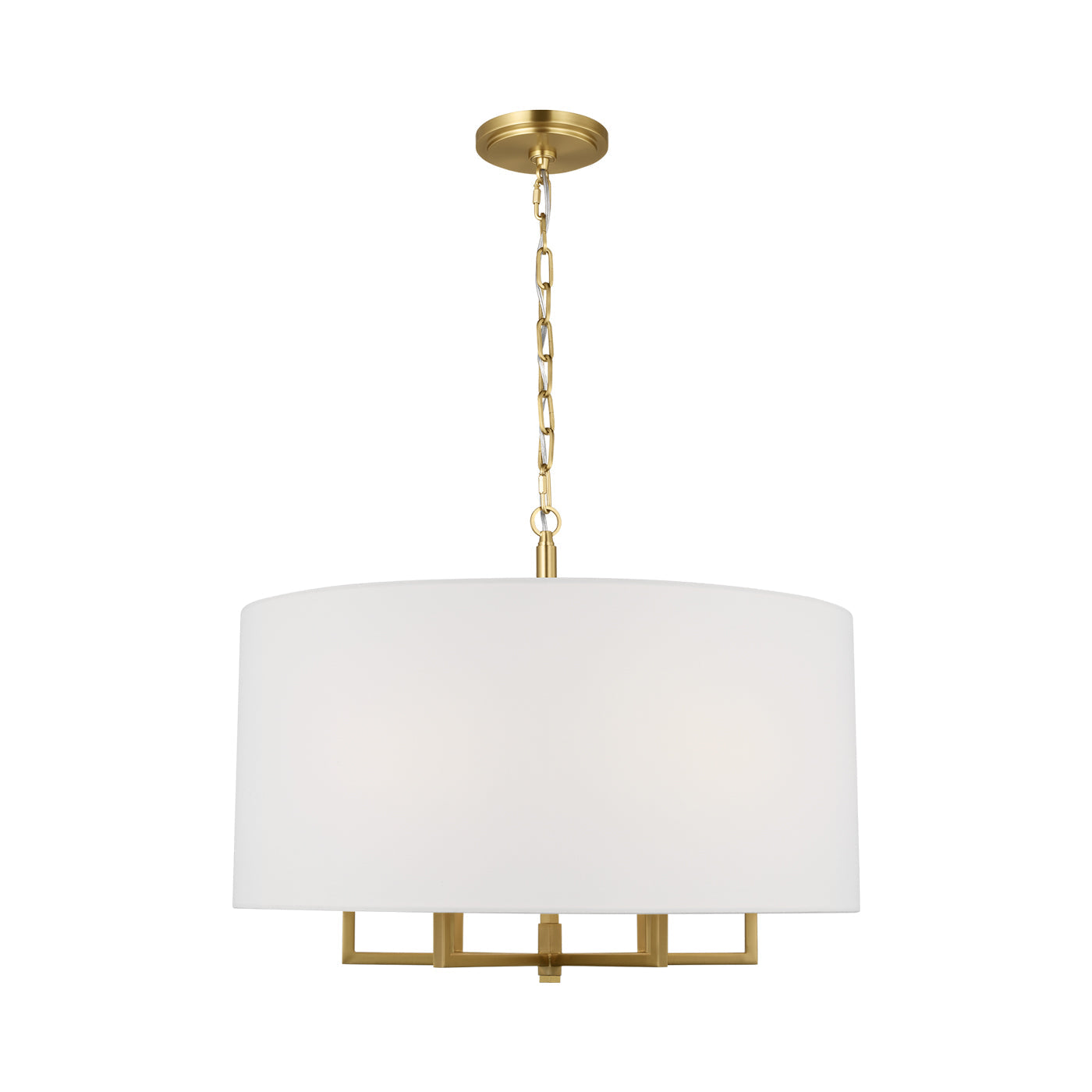 Danica Pendant Light in Burnished Brass.