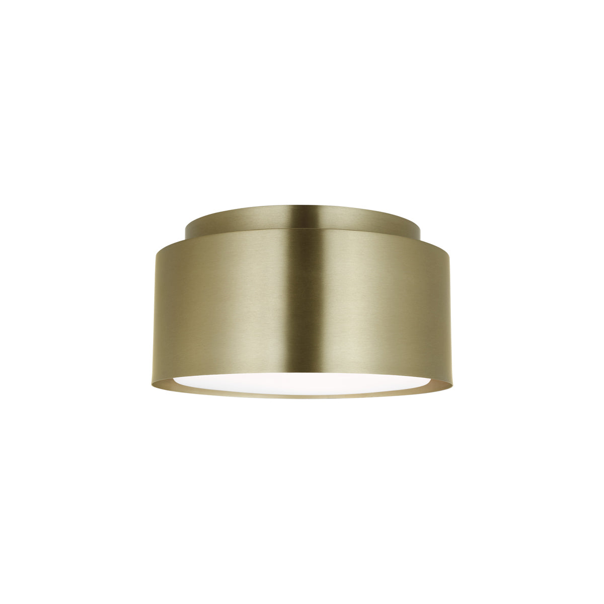 Dartmore Flush Mount Ceiling Light in Satin Brass (Small).