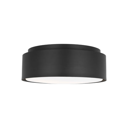 Dartmore Flush Mount Ceiling Light in Midnight Black (Medium).