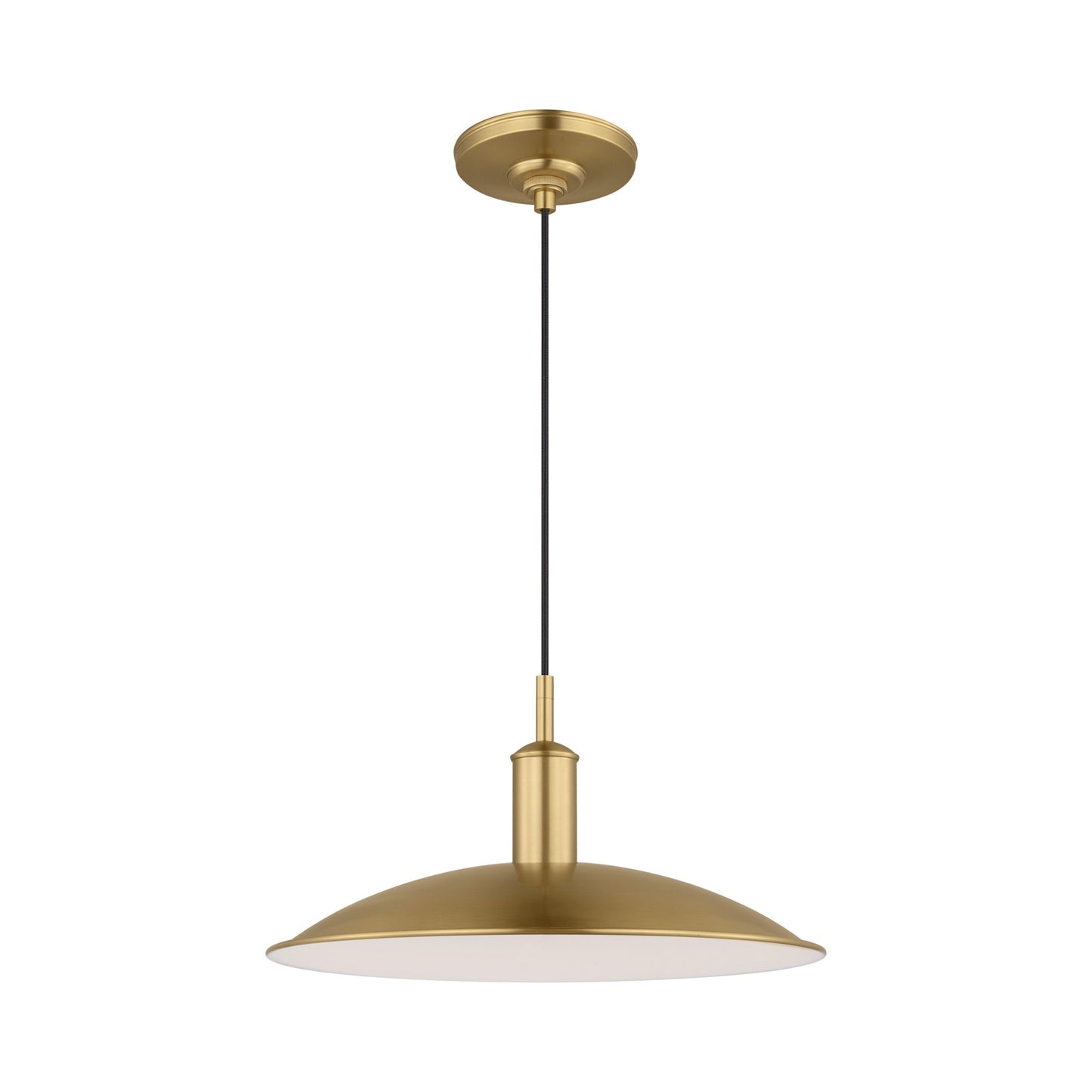 Dash LED Pendant Light in Burnished Brass (Small).
