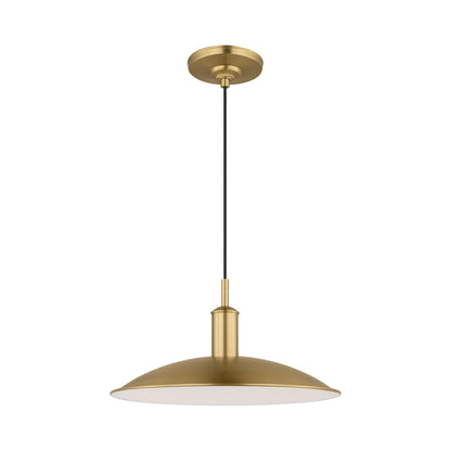 Dash LED Pendant Light in Burnished Brass (Small).