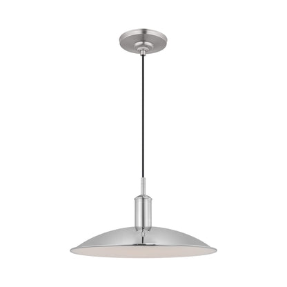 Dash LED Pendant Light in Polished Nickel (Small).