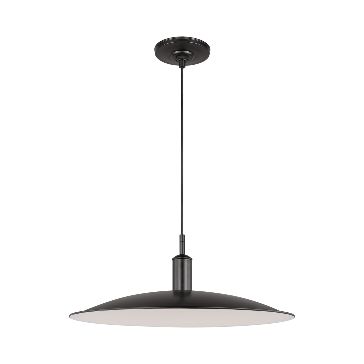 Dash LED Pendant Light in Aged Iron (Medium).