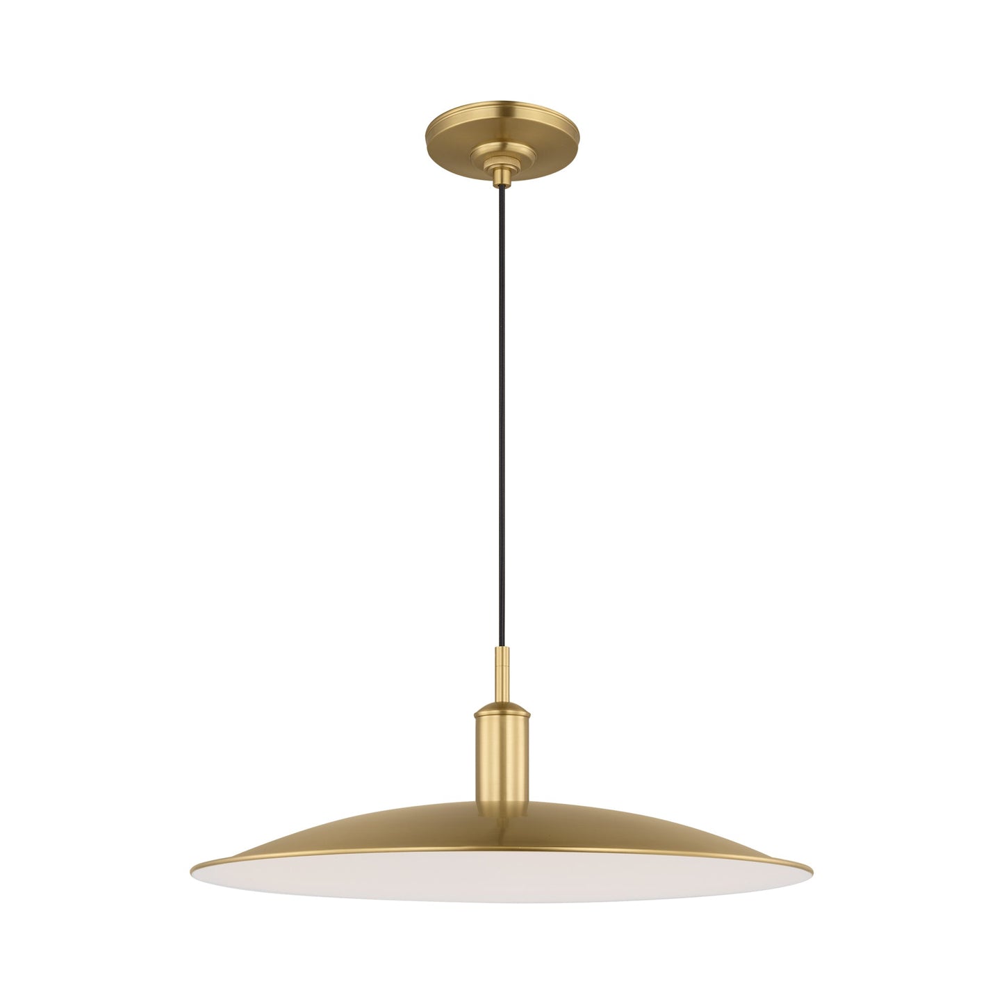 Dash LED Pendant Light in Burnished Brass (Medium).