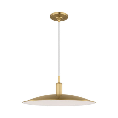 Dash LED Pendant Light in Burnished Brass (Medium).