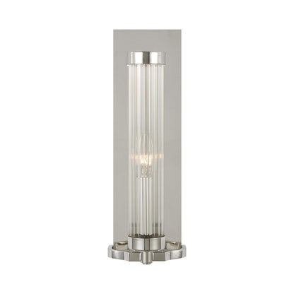 Demi Bath Wall Light in Polished Nickel.