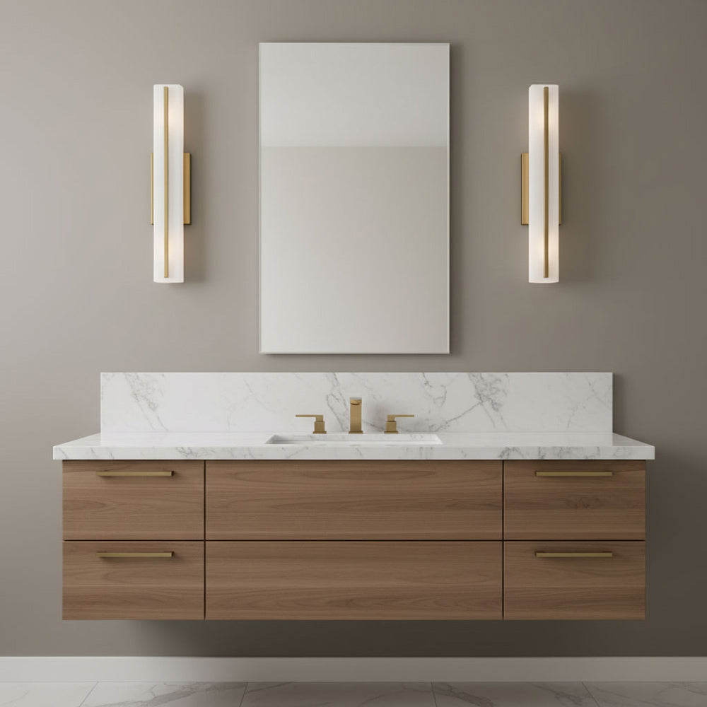 Dex Bath Wall Light in bathroom.