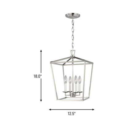 Dianna Pendant Light - line drawing.