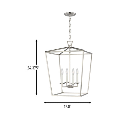 Dianna Pendant Light - line drawing.