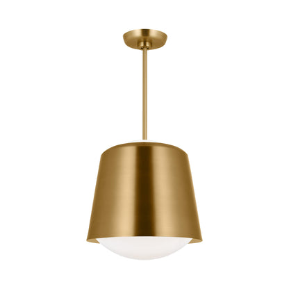 Draper Pendant Light in Burnished Brass (Small).